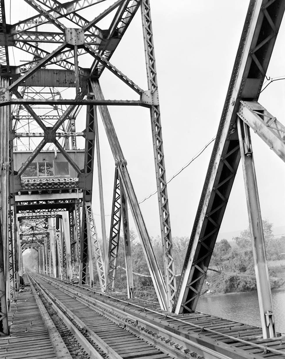 Historic Photo : Bridgeport Swing Span Bridge, Spanning Tennessee River, Bridgeport, Jackson County, AL 11 Photograph
