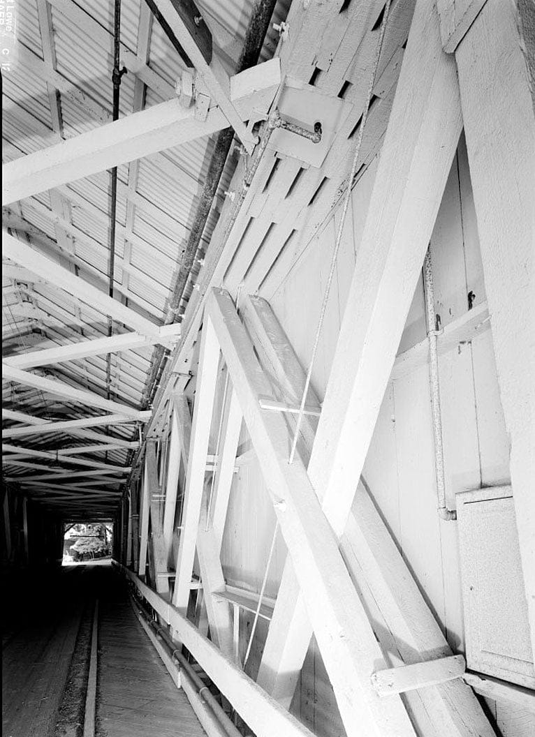 Historic Photo : Powder Works Bridge, Spanning San Lorenzo River, Keystone Way, Paradise Park, Santa Cruz, Santa Cruz County, CA 5 Photograph