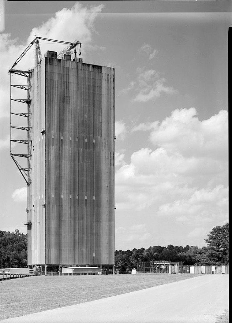 Historic Photo : Marshall Space Flight Center, Saturn V Dynamic Test Facility, East Test Area, Huntsville, Madison County, AL 16 Photograph