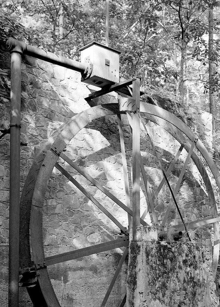 Historic Photo : Ricks Estate, Electric Power Generating Mill (Ruin), Stone Bridge Road, Hot Springs, Garland County, AR 2 Photograph