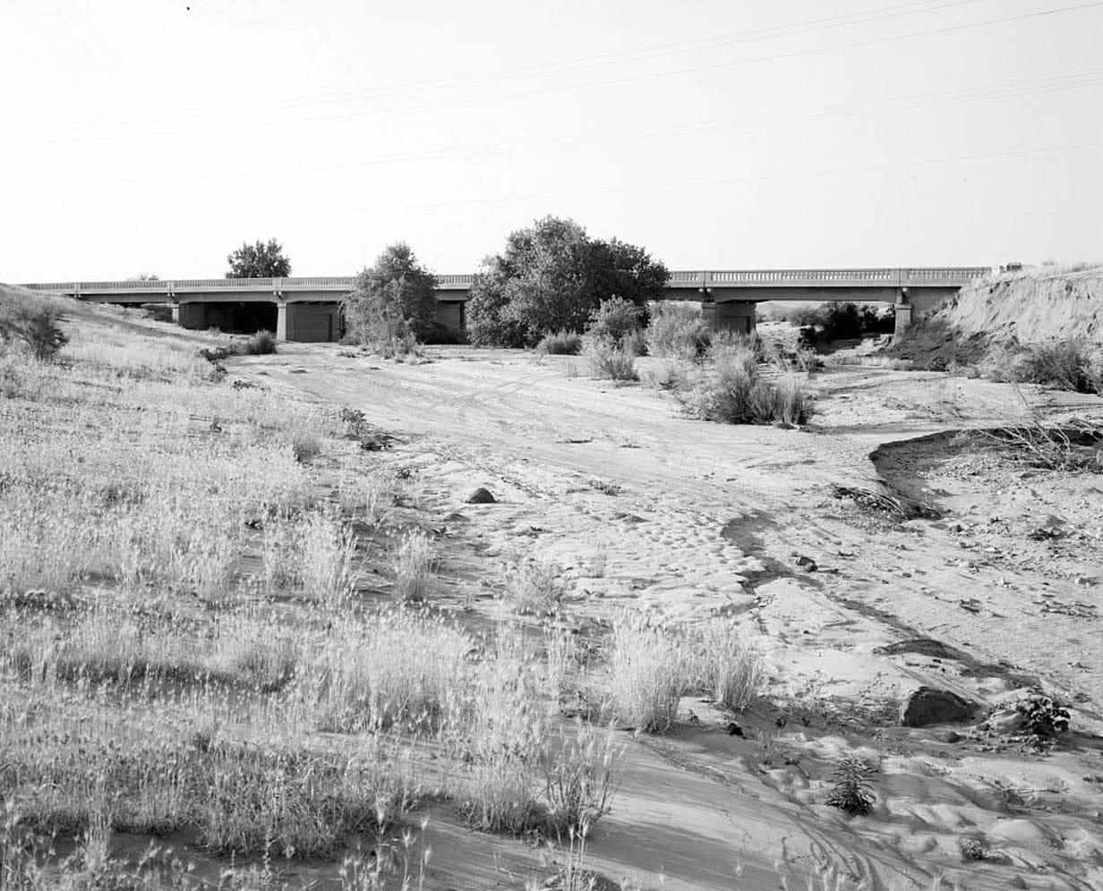 Historic Photo : Hassayampa Bridge, Spanning Hassayampa River at old U.S. Highway 80, Arlington, Maricopa County, AZ 3 Photograph