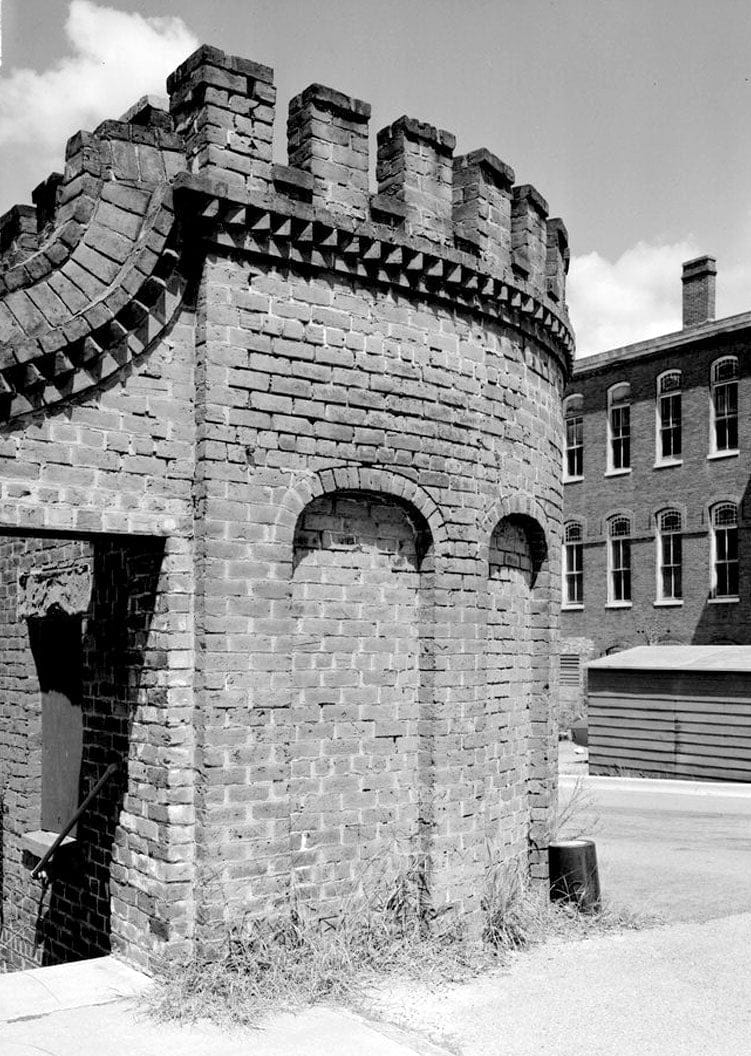 Historic Photo : Central of Georgia Railway, Cotton Yard Gates, West Broad Street, Savannah, Chatham County, GA 3 Photograph