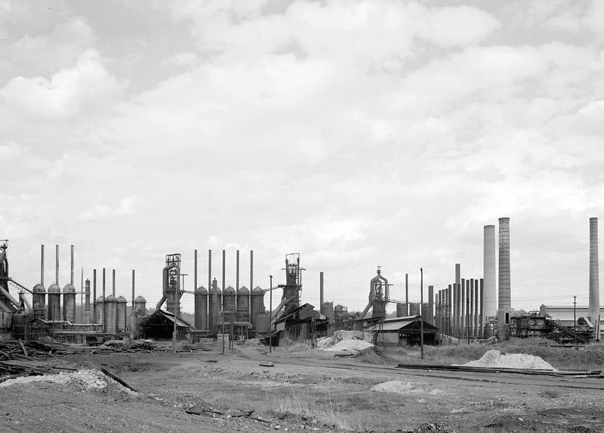 Historic Photo : Woodward Coal & Iron Company Furnace, Opossum Creek vicinity, Woodward, Jefferson County, AL 2 Photograph