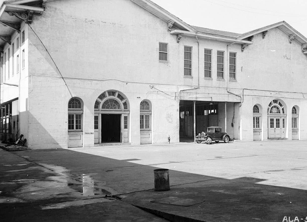 Historic Photo : Southern Market & Municipal Building, 107-115 South Royal Street, Mobile, Mobile County, AL 3 Photograph