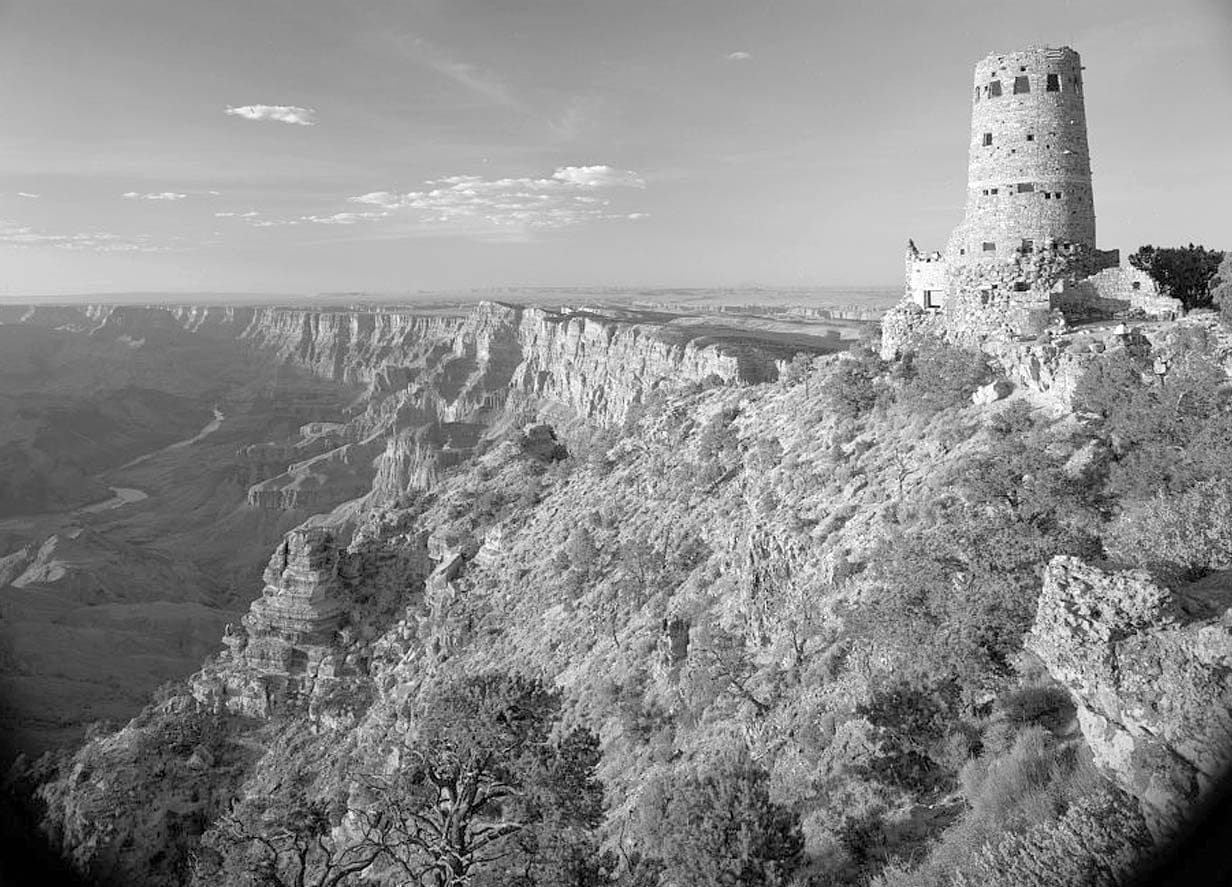 Historic Photo : East Rim Drive, Between South Entrance Road & park boundary, Grand Canyon, Coconino County, AZ 3 Photograph