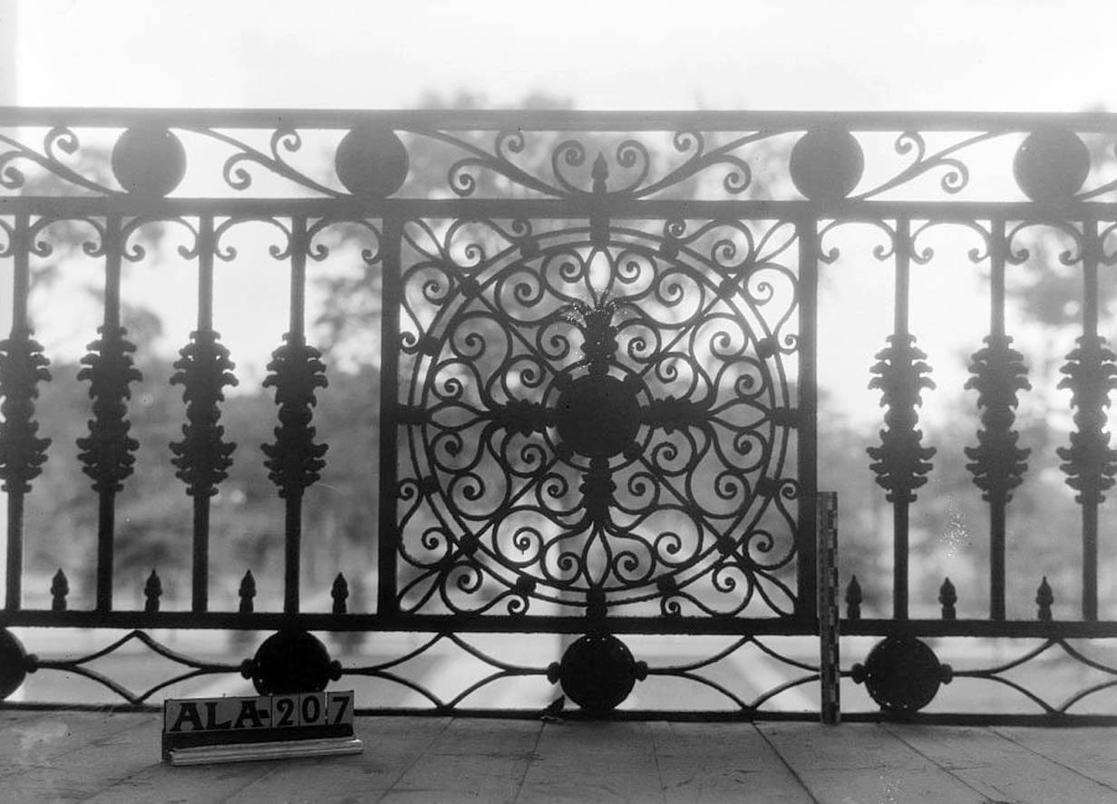 Historic Photo : University of Alabama, President's House, University Boulevard, Tuscaloosa, Tuscaloosa County, AL 8 Photograph