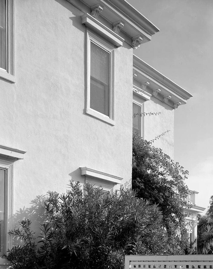 Historic Photo : Mare Island Naval Shipyard, Quarters M1, Preston Street, south side adjacent to Marine Parade Grounds, Vallejo, Solano County, CA 4 Photograph