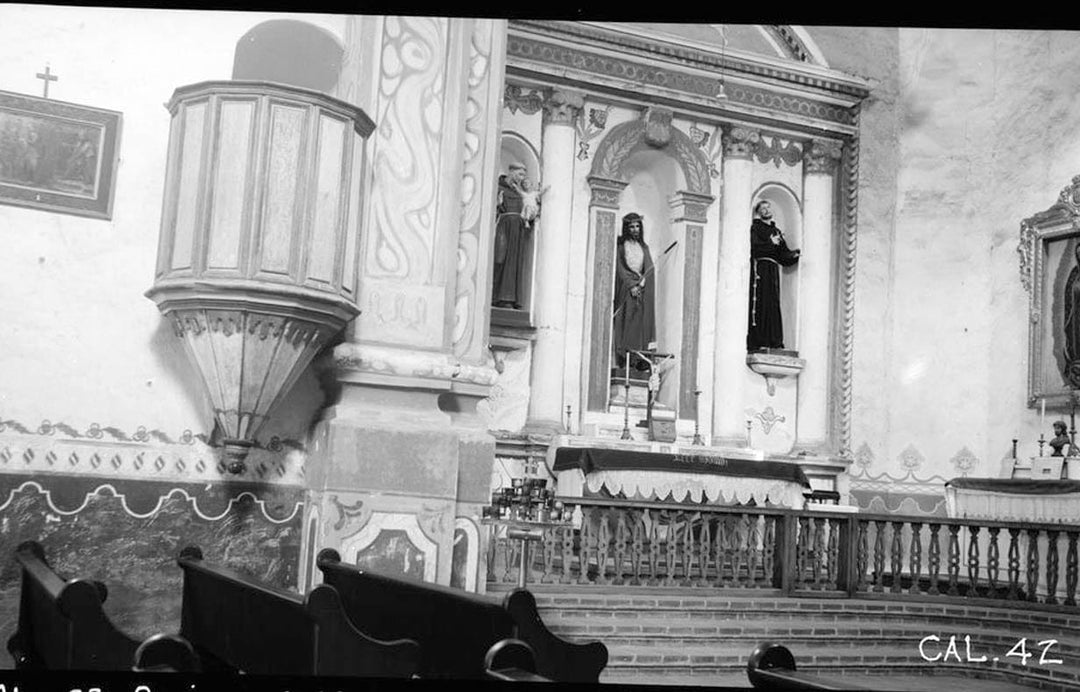 Historic Photo : Mission San Luis Rey de Francia, Mission Road, Oceanside, San Diego County, CA 1 Photograph