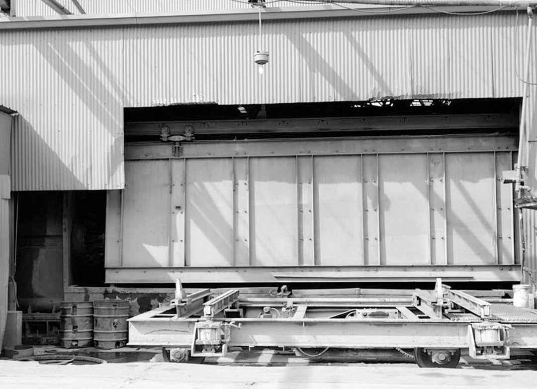Historic Photo : United States Pipe & Foundry Company Plant, Pipe Casting & Testing Area, 2023 St. Louis Avenue at I-20/59, Bessemer, Jefferson County, AL 10 Photograph