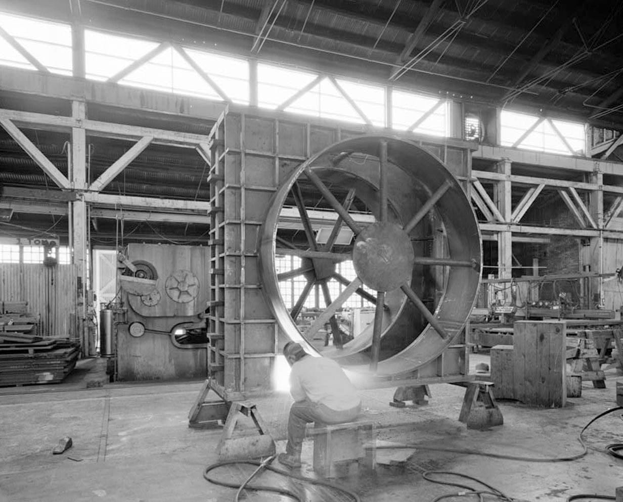 Historic Photo : Hardie-Tynes Manufacturing Company, Fabrication Shop, 800 Twenty-eighth Street, North, Birmingham, Jefferson County, AL 1 Photograph
