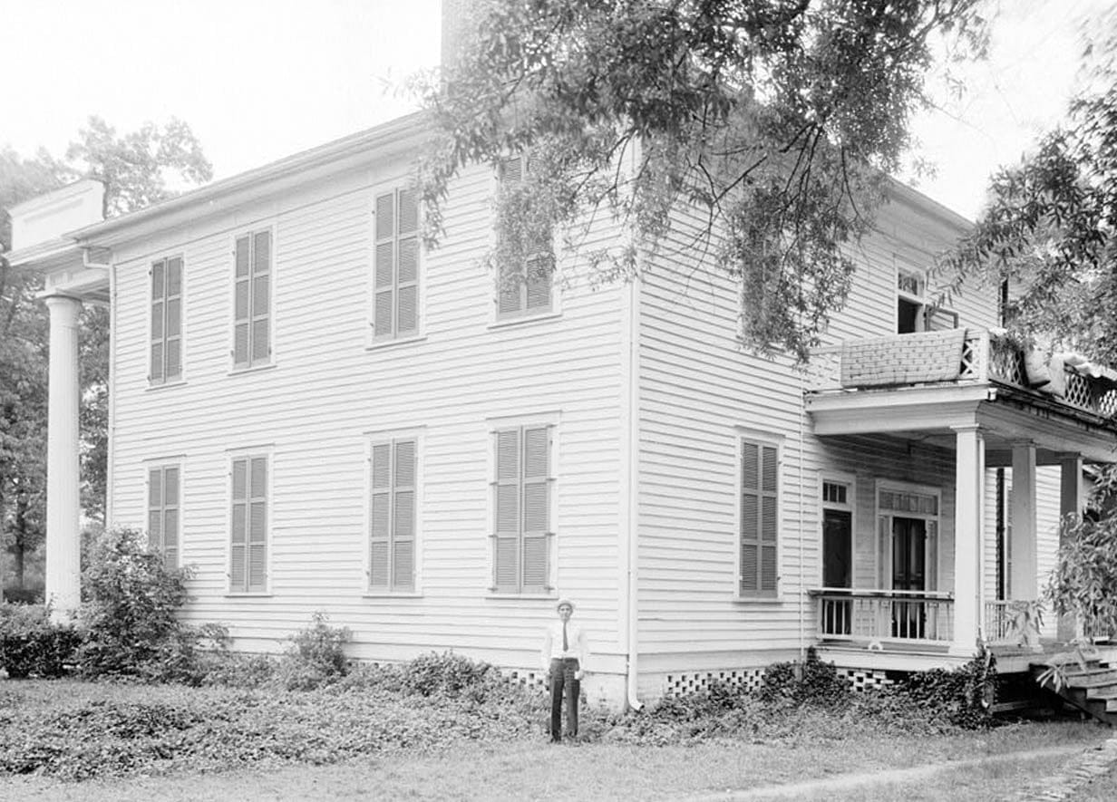 Historic Photo : Lawler House, County Road 11, Talladega, Talladega County, AL 3 Photograph