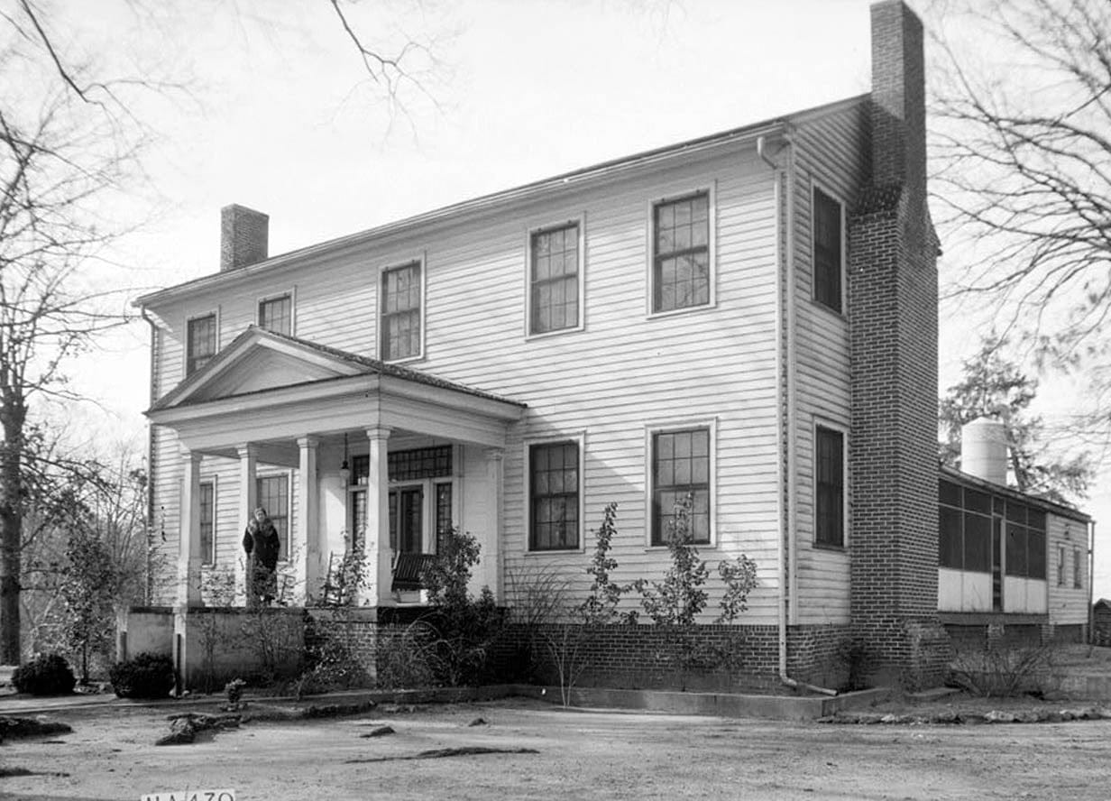 Historic Photo : Freeman-Caver-Christian House, Upper Friendship Road, Oxford, Calhoun County, AL 4 Photograph