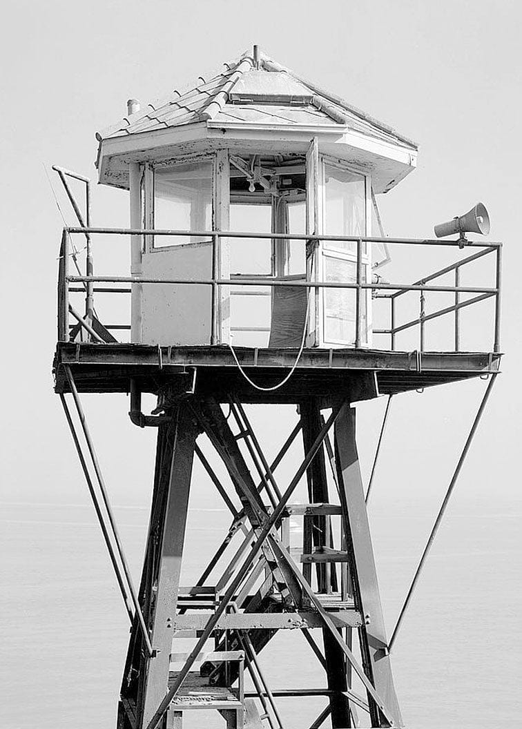 Historic Photo : Alcatraz, Guard Tower, Alcatraz Island, San Francisco Bay, San Francisco, San Francisco County, CA 1 Photograph