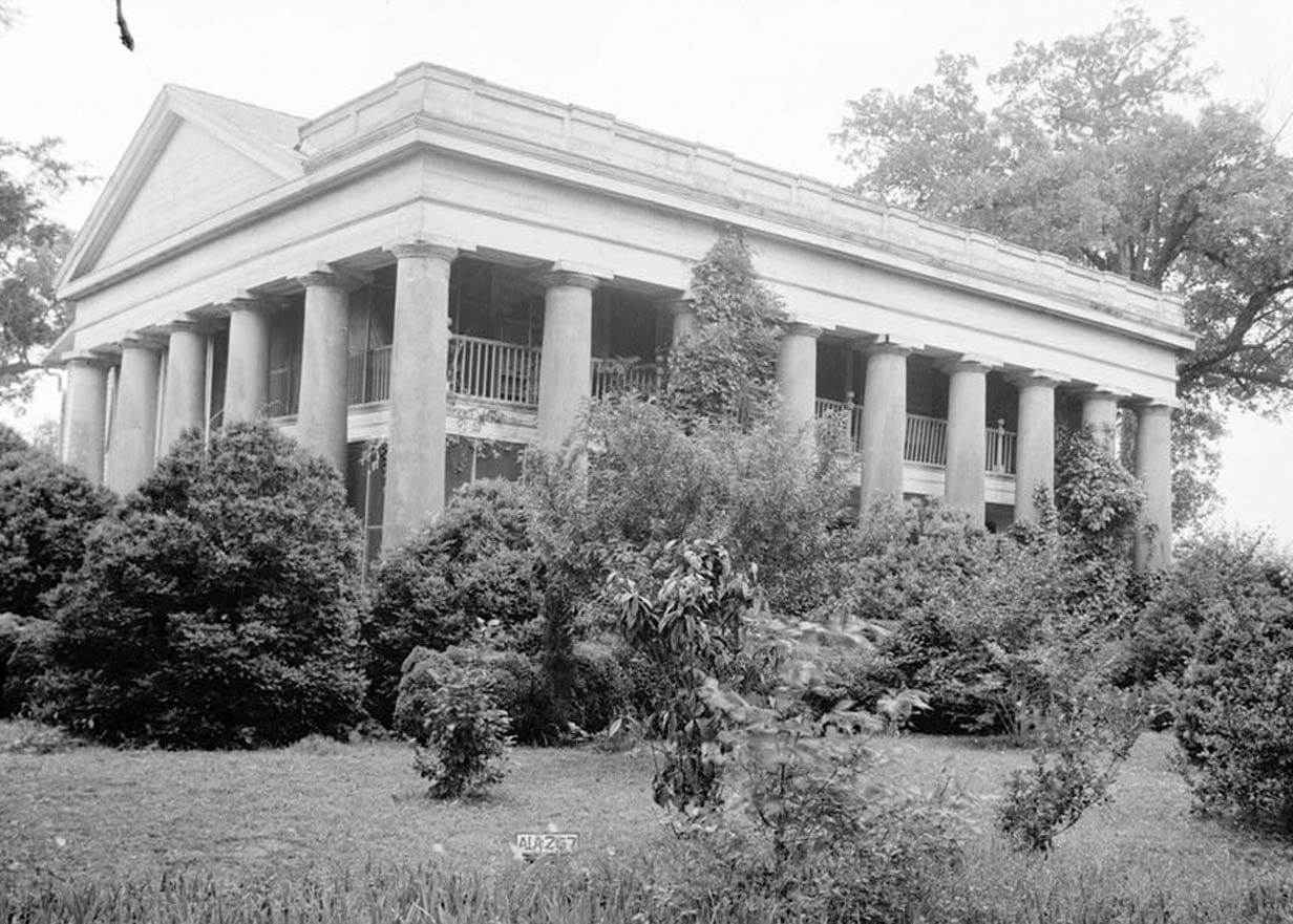 Historic Photo : Pitts' Folly, House & Outbuildings, State Highway 21, Uniontown, Perry County, AL 2 Photograph