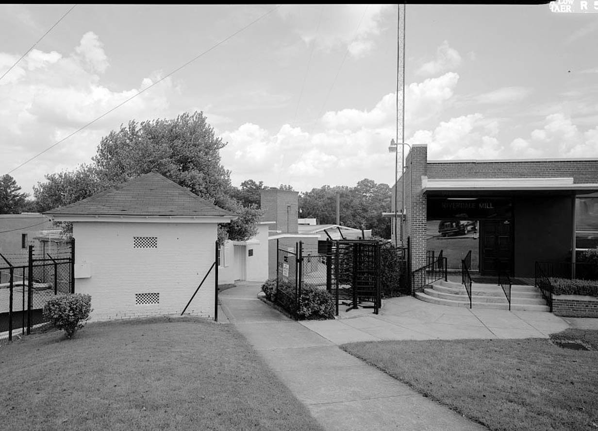 Historic Photo : Riverdale Cotton Mill, Office Building, Old, Valley, Chambers County, AL 1 Photograph