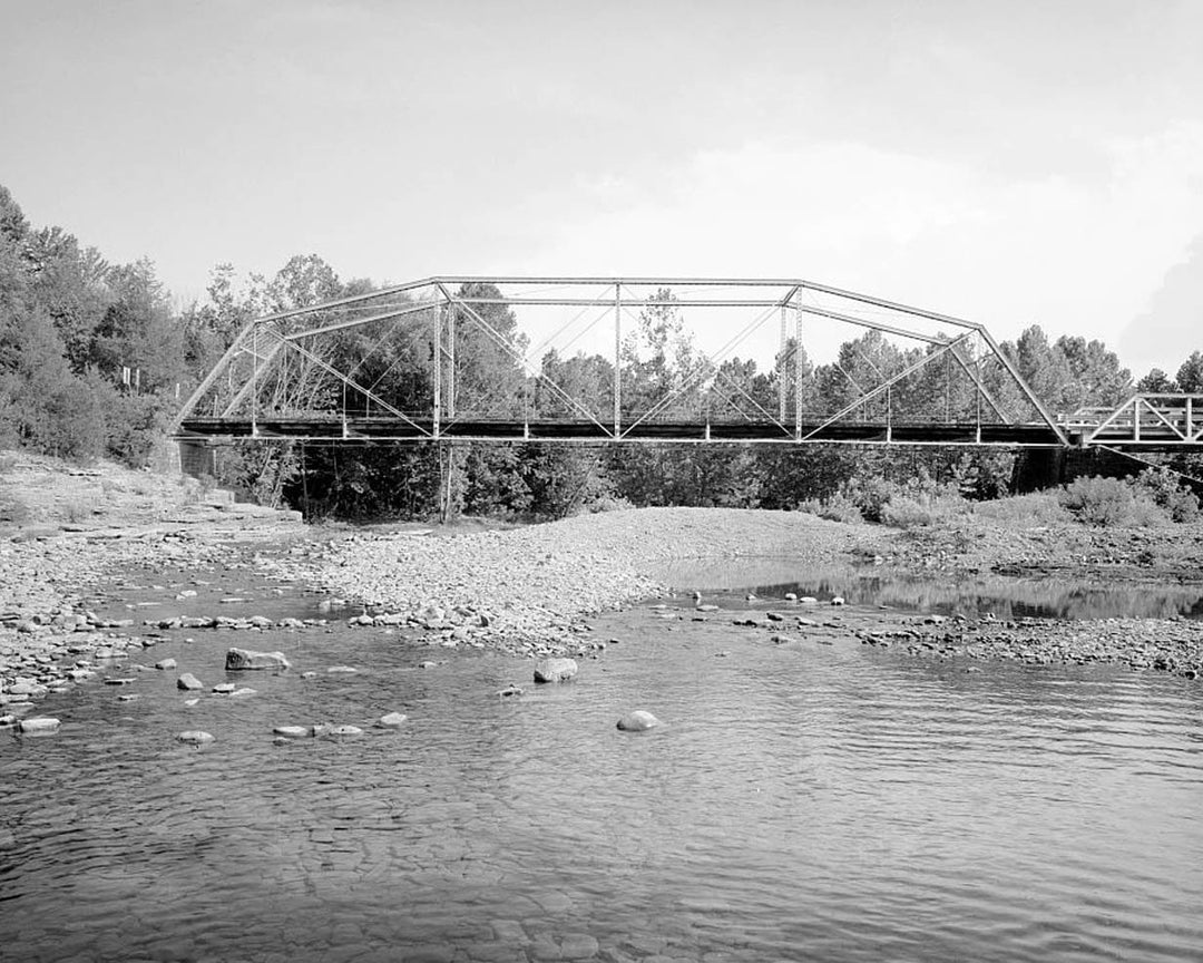 Historic Photo : Lee Creek Bridge, Spanning Lee Creek at State Highway No. 220, Chester, Crawford County, AR 1 Photograph