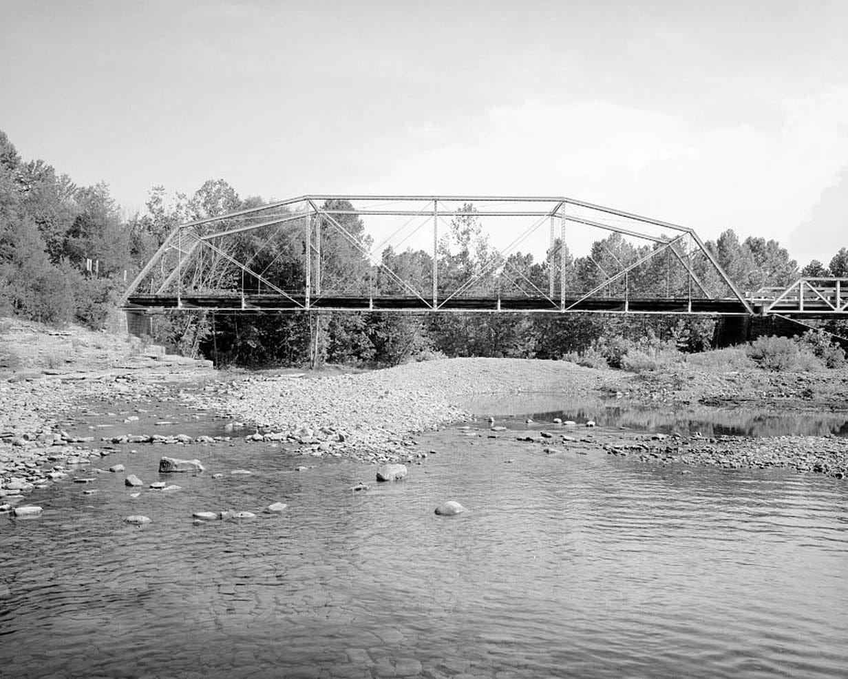 Historic Photo : Lee Creek Bridge, Spanning Lee Creek at State Highway No. 220, Chester, Crawford County, AR 1 Photograph