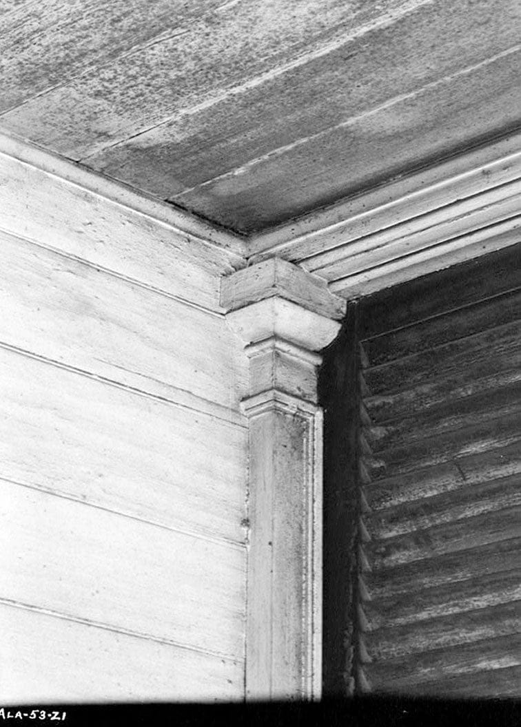 Historic Photo : Audley H. Gazzam House & Servants' Quarters, 1255 Government Street, Mobile, Mobile County, AL 9 Photograph