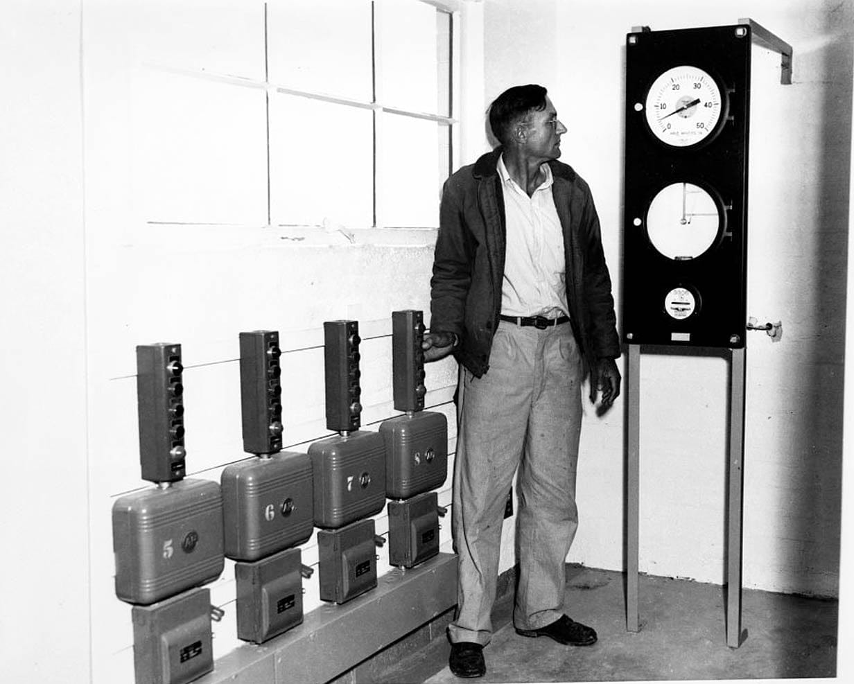 Historic Photo : Highline Canal & Pumping Station, South side of Salt River between Tempe, Phoenix & Mesa, Tempe, Maricopa County, AZ 5 Photograph