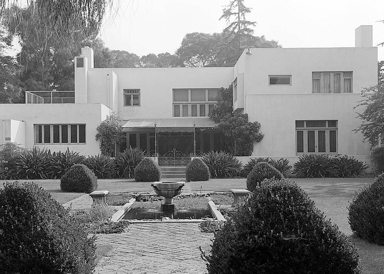 Historic Photo : Walter Luther Dodge House, 950 North Kings Road, West Hollywood District, Los Angeles, Los Angeles County, CA 3 Photograph