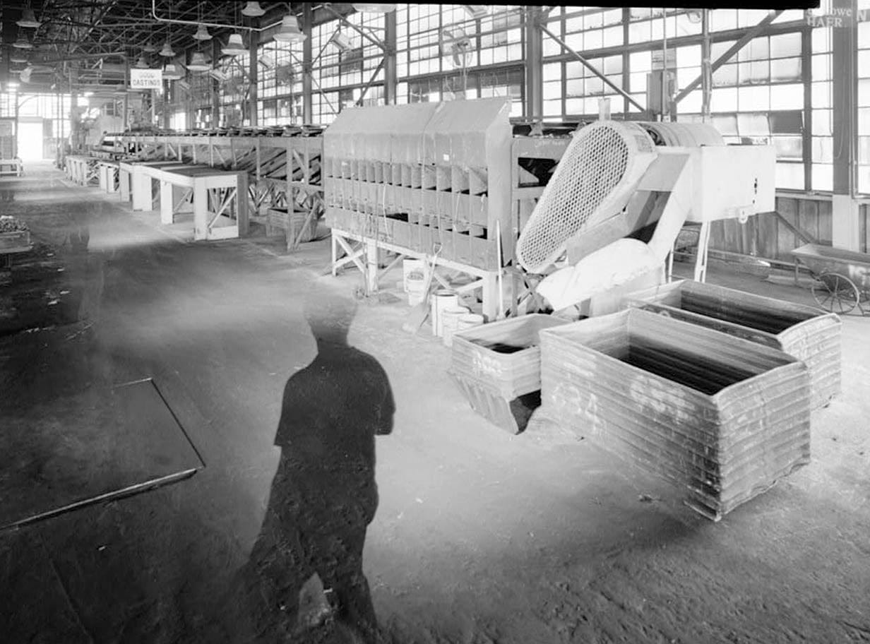 Historic Photo : Stockham Pipe & Fittings Company, Malleable Annealing Building, 4000 Tenth Avenue North, Birmingham, Jefferson County, AL 2 Photograph