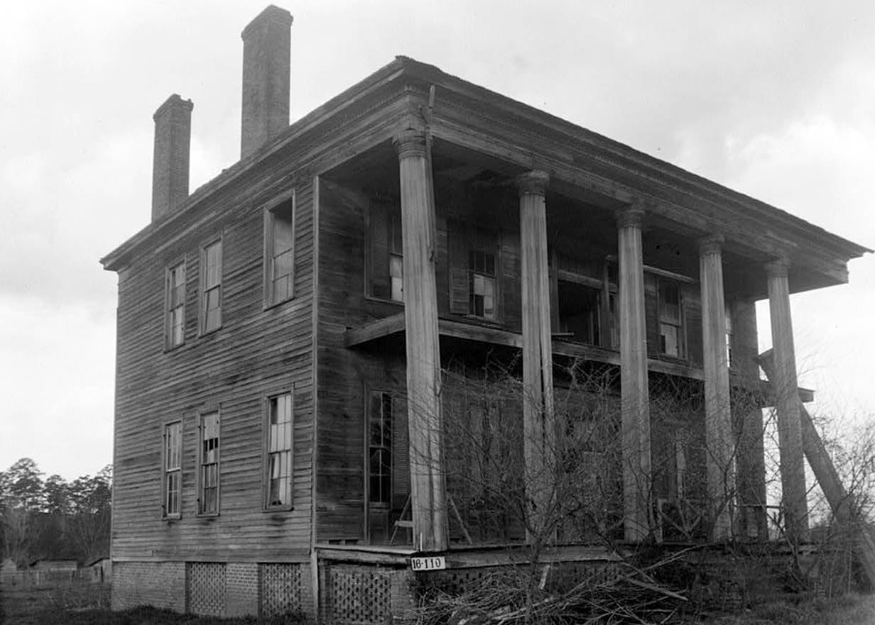 Historic Photo : Vickers-Chapman-Gordon House, State Highway 69, Grove Hill, Clarke County, AL 1 Photograph