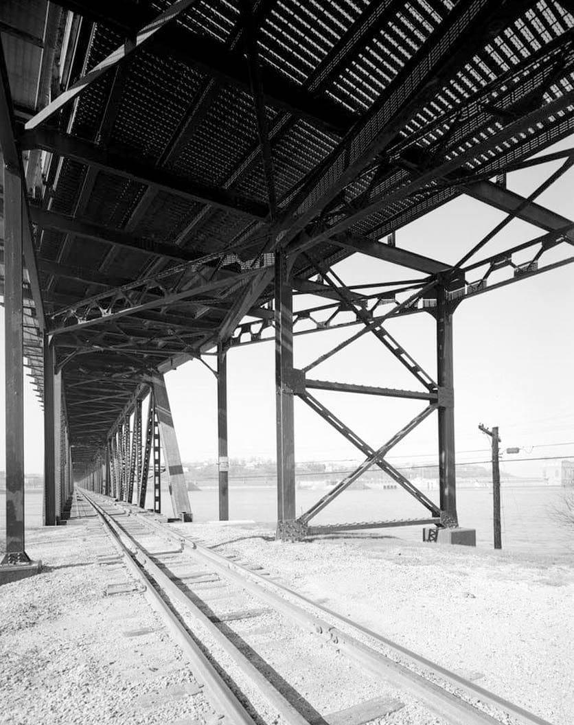 Historic Photo : Keokuk & Hamilton Bridge, Spanning Mississippi River, Keokuk, Lee County, IA 43 Photograph