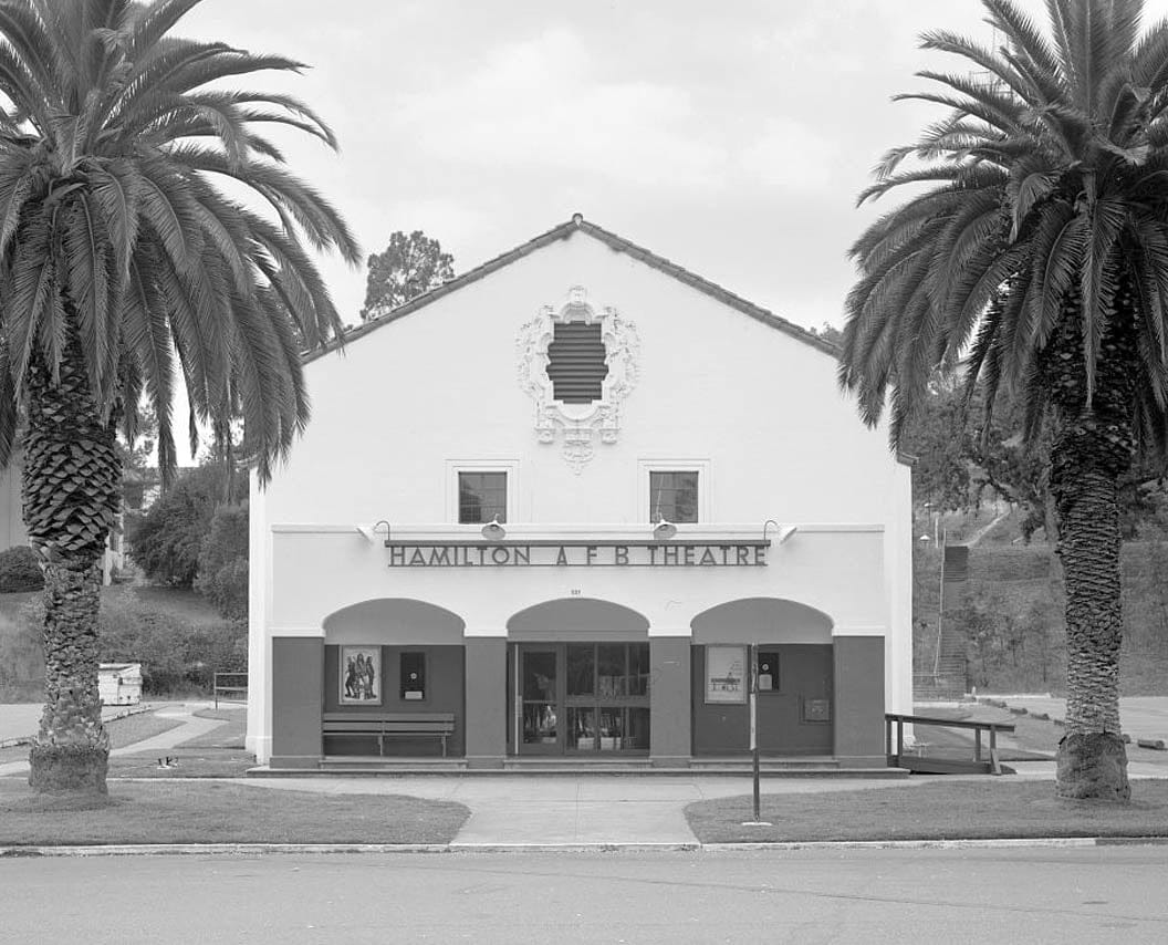 Historic Photo : Hamilton Field, War Department Theater, Between Main Entrance Road & North Oakwood Drive, Novato, Marin County, CA 4 Photograph