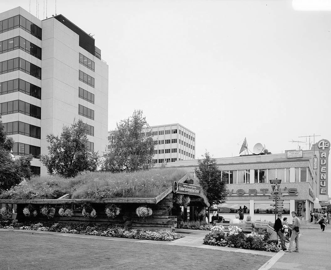 Historic Photo : Visitor Information Center, Fourth Avenue & F Street, Anchorage, Anchorage, AK 1 Photograph