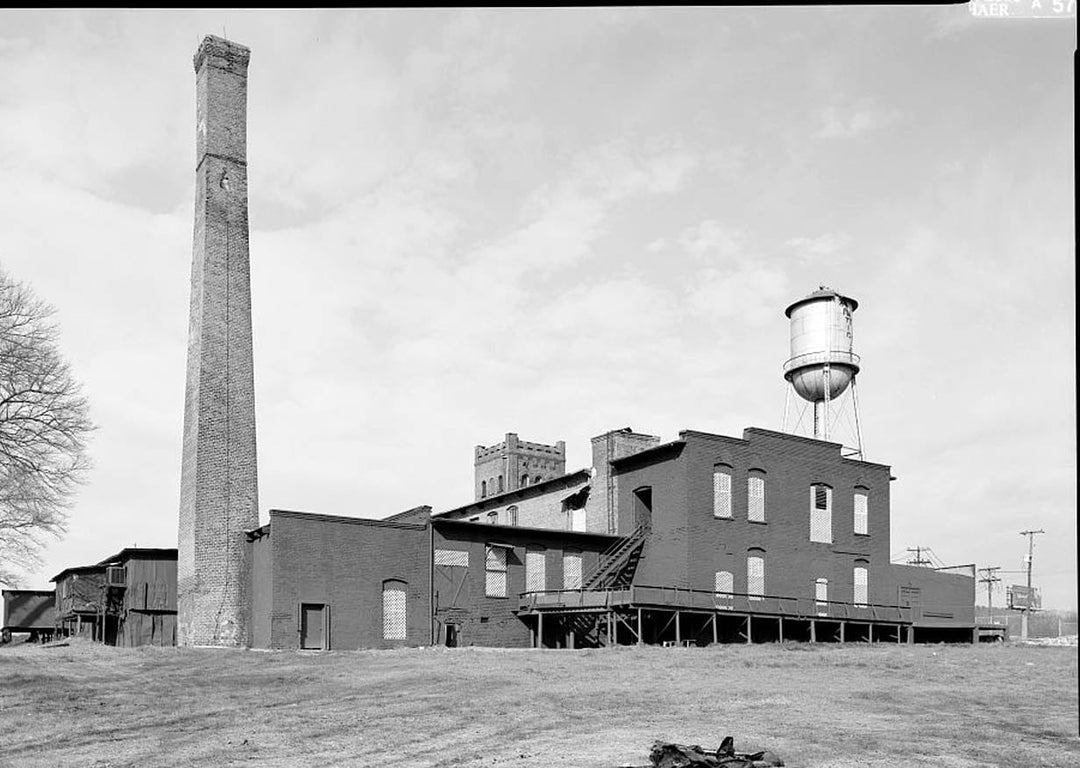 Historic Photo : Blue Spring Cotton Mill, Route 20, Oxford, Calhoun County, AL 2 Photograph