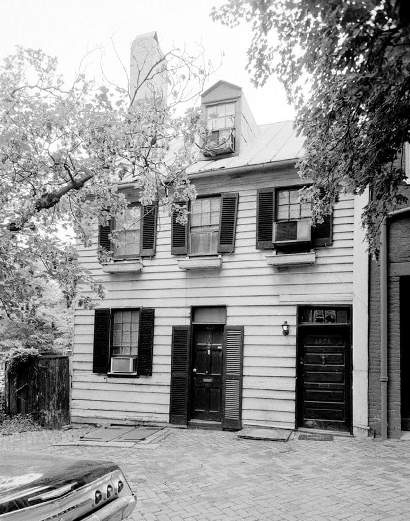 Historic Photo : Adams-Mason House, 1072 Thomas Jefferson Street Northwest, Washington, District of Columbia, DC 2 Photograph