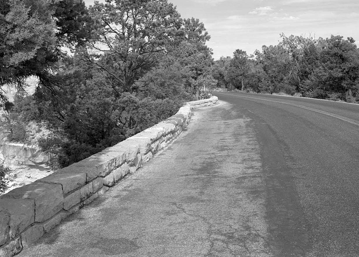 Historic Photo : West Rim Drive, Between Grand Canyon Village & Hermit Rest, Grand Canyon, Coconino County, AZ 2 Photograph