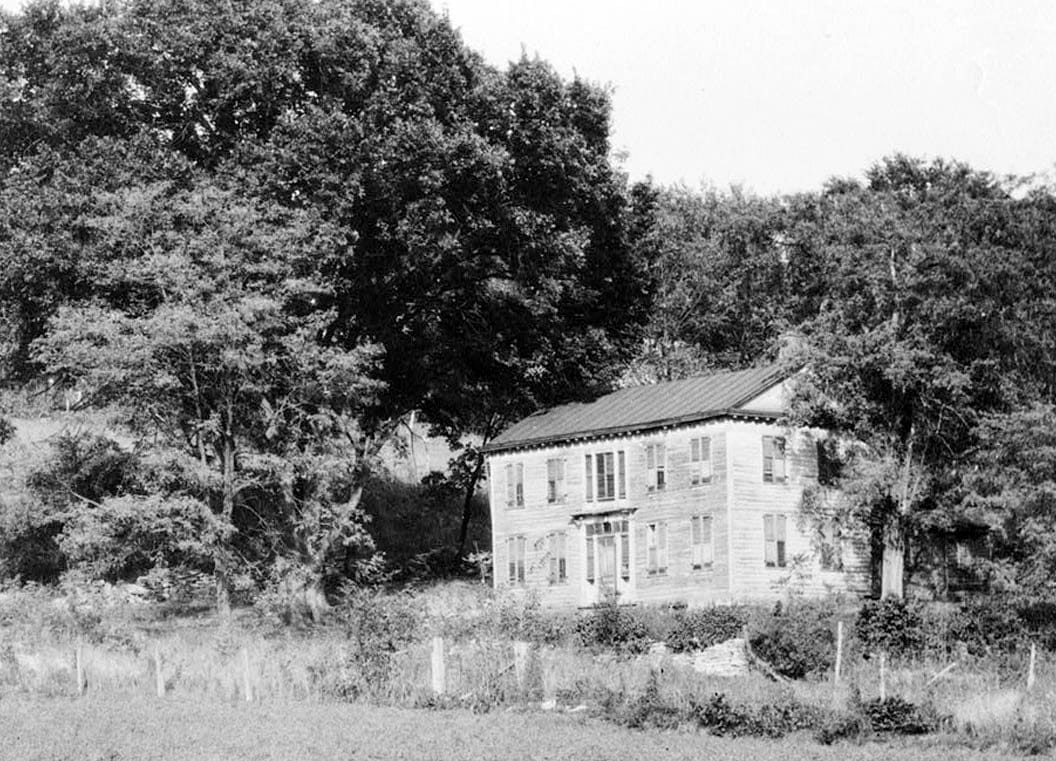 Historic Photo : John Hancock House, Third & Walnut Streets, Bentonsport, Van Buren County, IA 2 Photograph