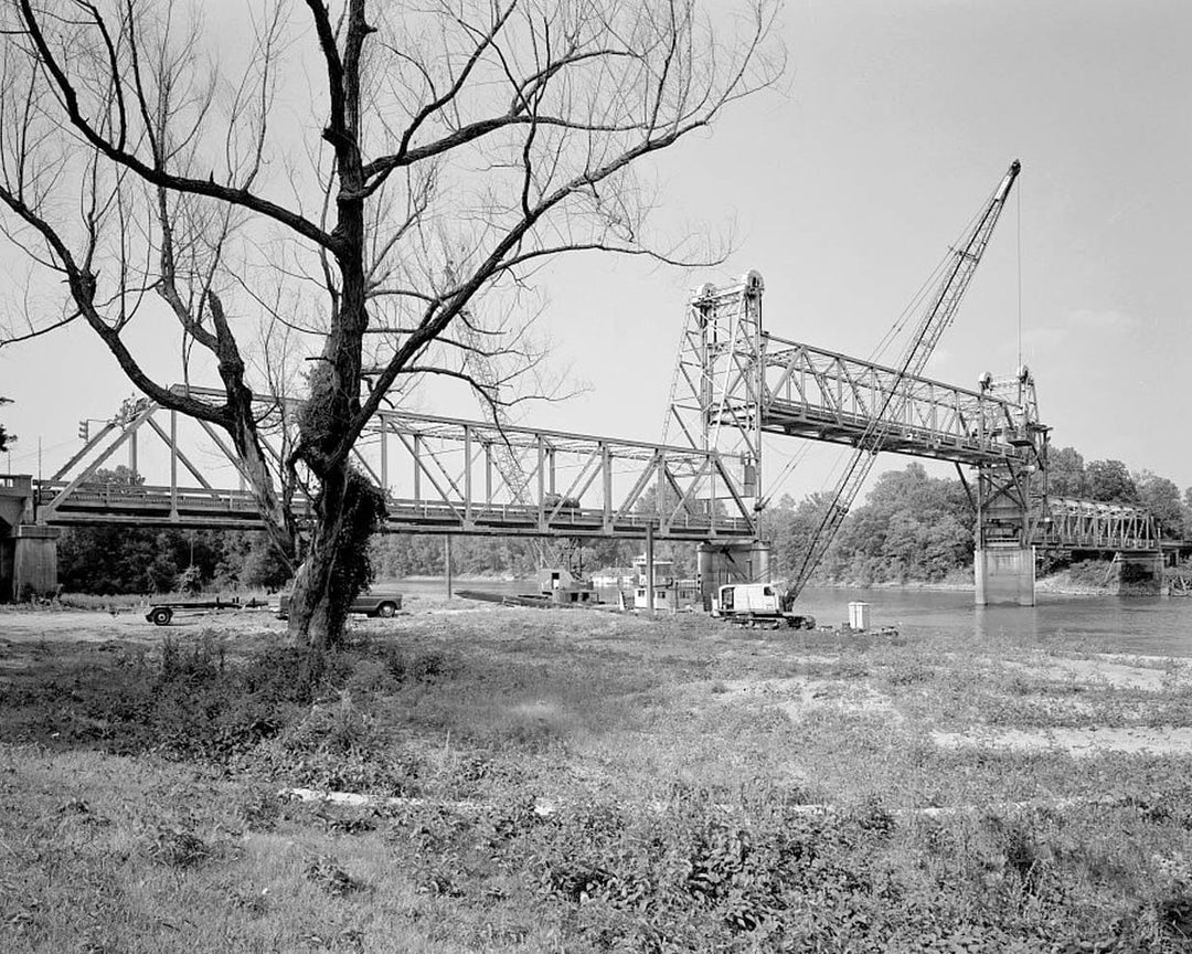 Historic Photo : White River Bridge, Spanning White River at U.S. Highway 70, De Valls Bluff, Prairie County, AR 1 Photograph