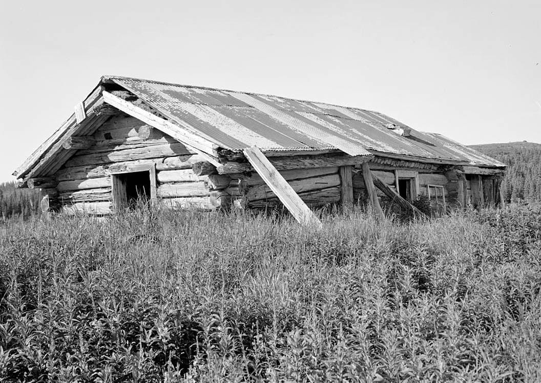Historic Photo : Iditarod Trail Shelter Cabins, Portage Shelter Cabin, Golovin, Nome Census Area, AK 1 Photograph