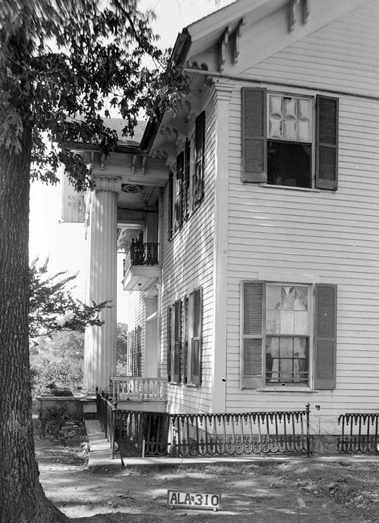 Historic Photo : Colonel Goodloe House, Tuscumbia, Colbert County, AL 8 Photograph