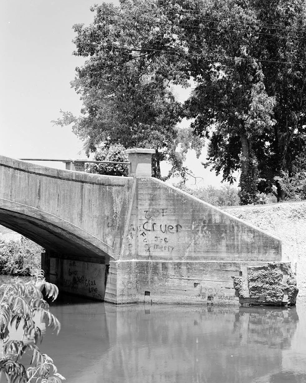 Historic Photo : South Fork Bridge, Spans South Fork of Saline River, adjacent to State Highway 128, Fountain Lake, Garland County, AR 5 Photograph