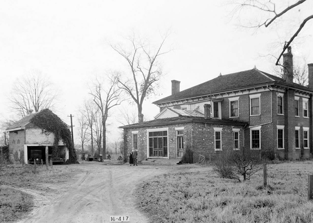 Historic Photo : W. I. Greenleaf House, Pelham Road, Jacksonville, Calhoun County, AL 1 Photograph