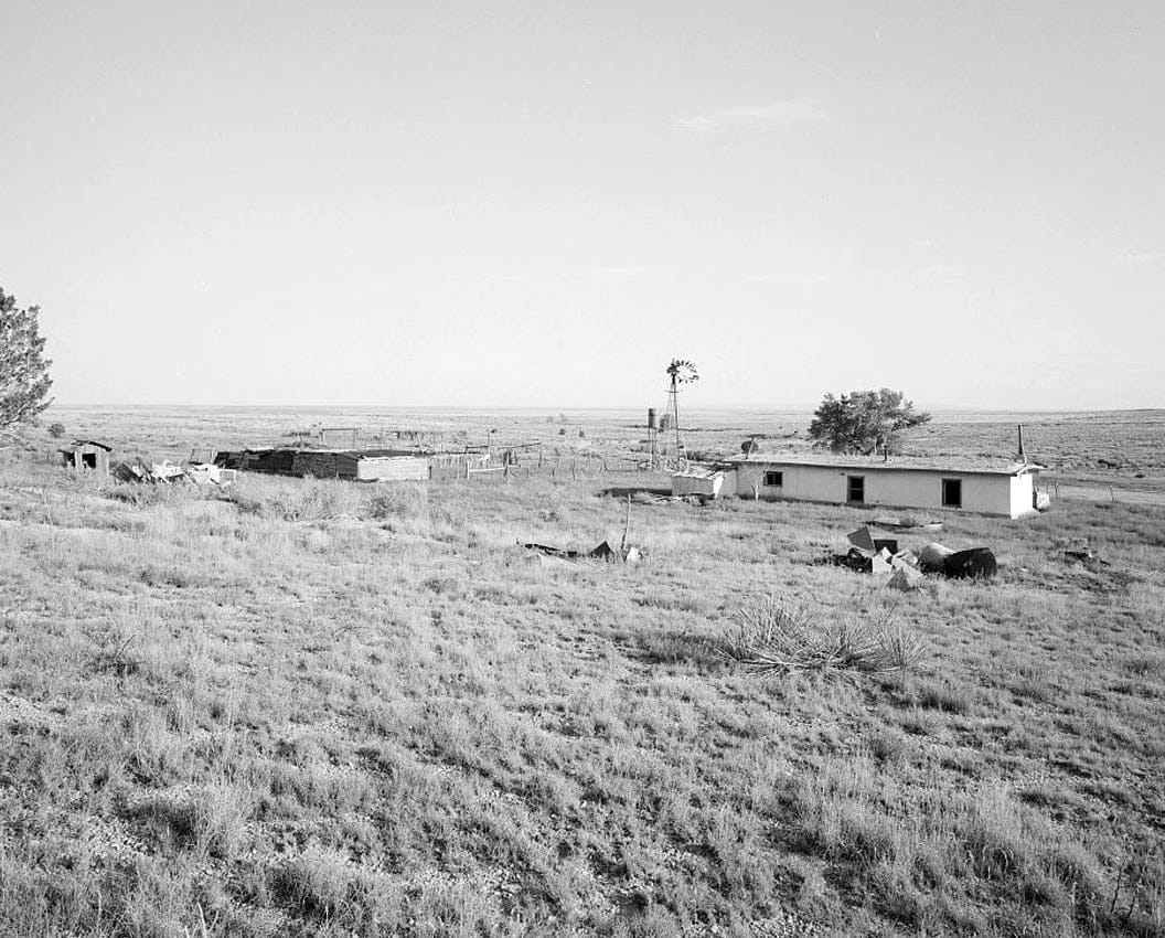 Historic Photo : Asa T. Haines Homestead, 8 miles east of U.S. Highway 350, Model, Las Animas County, CO 1 Photograph