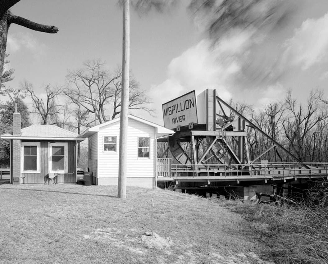 Historic Photo : Delaware State Bridge No. 21A, Operator's House, Spanning Mispillion River at Rehoboth Road, Milford, Sussex County, DE 4 Photograph