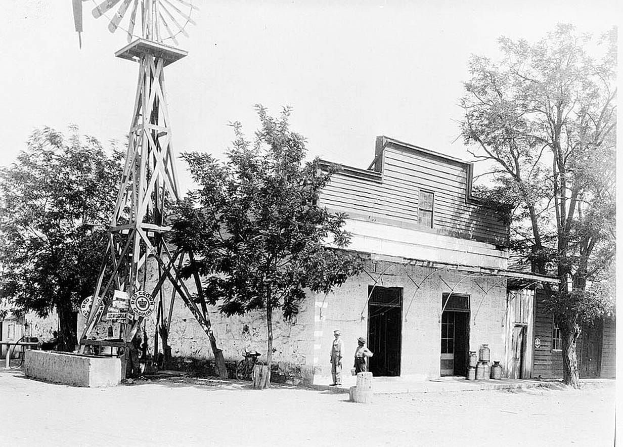 Historic Photo : Buena Vista Stone Store, Lancha Plana & Jackson-Stockton Roads, Buena Vista, Amador County, CA 1 Photograph
