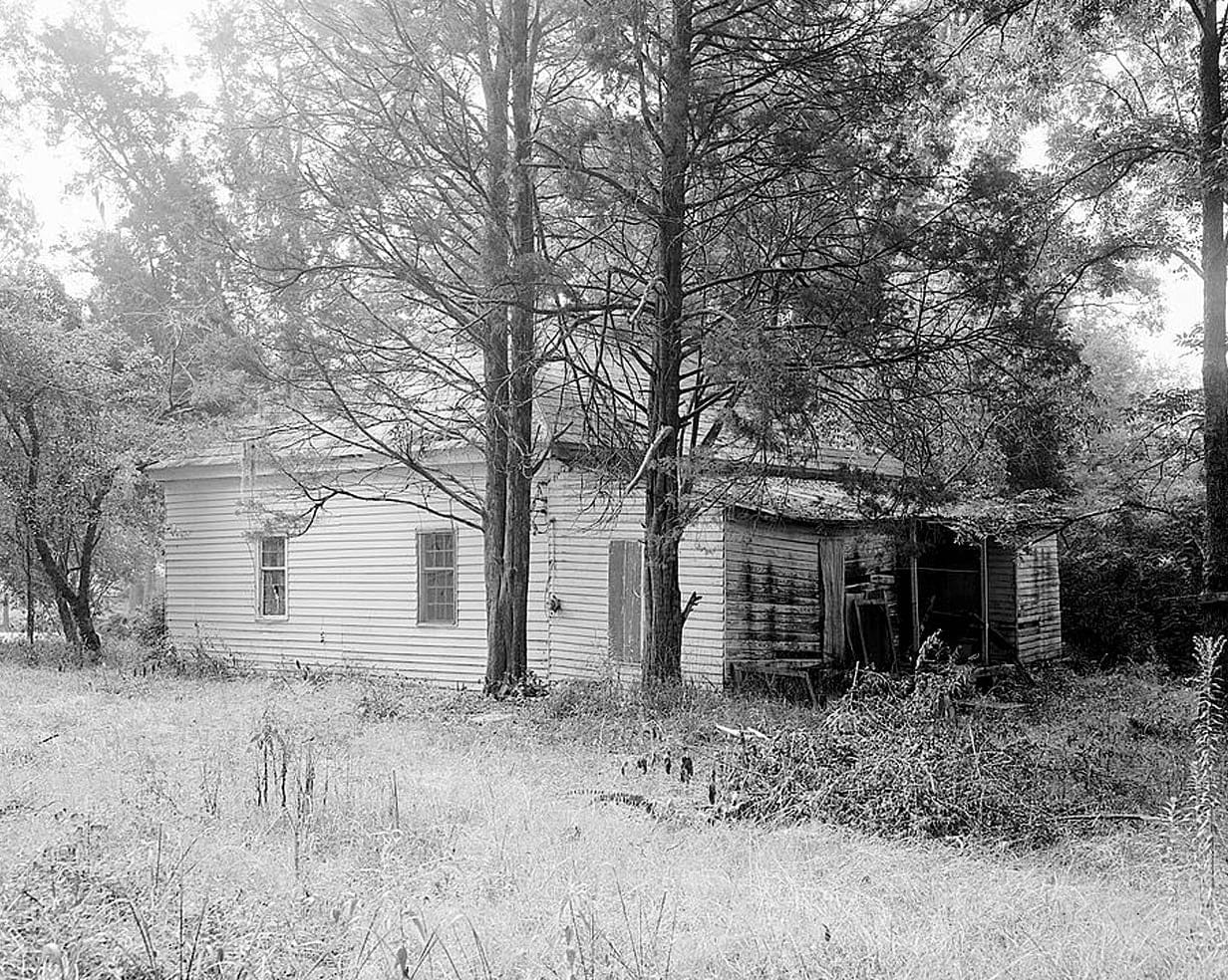 Historic Photo : New Josiah Haigler Plantation House, County Highway 37 North of U.S. Highway 80, Burkville, Lowndes County, AL 1 Photograph