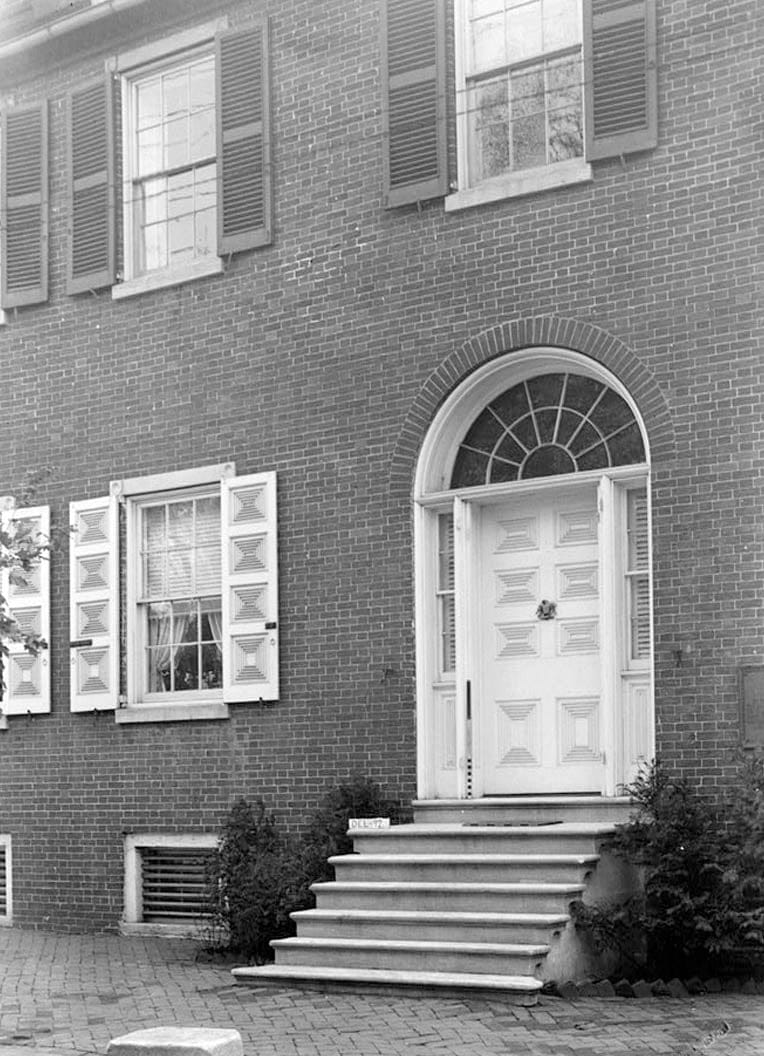Historic Photo : Kensey Johns Van Dyke House, 300 Delaware Street, New Castle, New Castle County, DE 1 Photograph