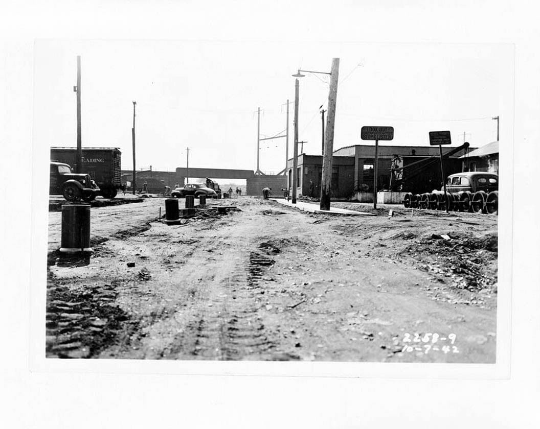 Historic Photo : Wilmington & Northern Railroad, Repair Shop, Beech Street, Wilmington, New Castle County, DE 2 Photograph