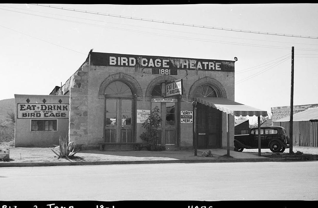 Historic Photo : Bird Cage Theatre, Allen Street, near Sixth Street, Tombstone, Cochise County, AZ 1 Photograph