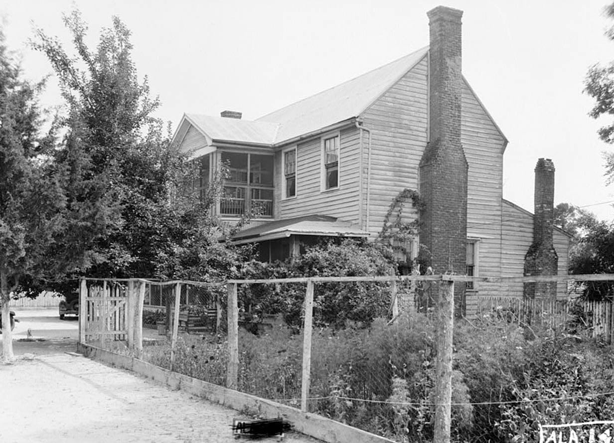 Historic Photo : Charles Brasfield Grant House, State Highway 28, Jefferson, Marengo County, AL 3 Photograph