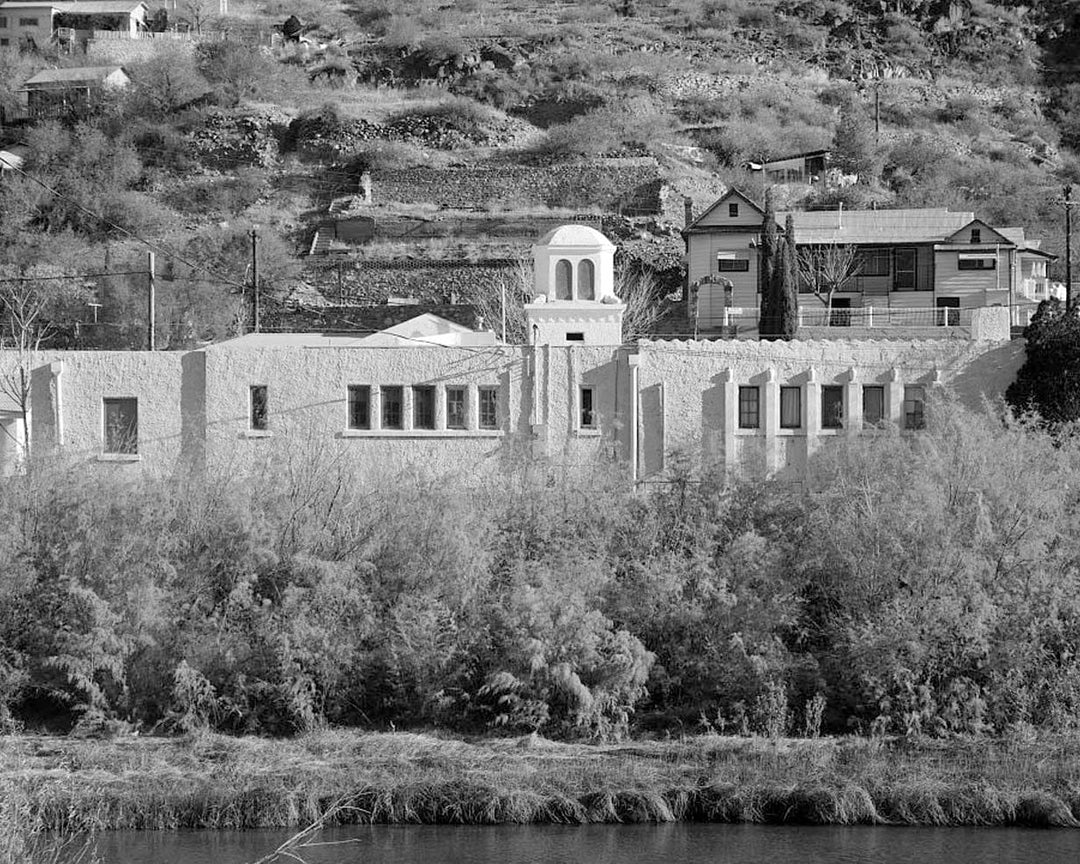 Historic Photo : Clifton Mineral Hot Springs Bath House, Park Avenue, Clifton, Greenlee County, AZ 1 Photograph