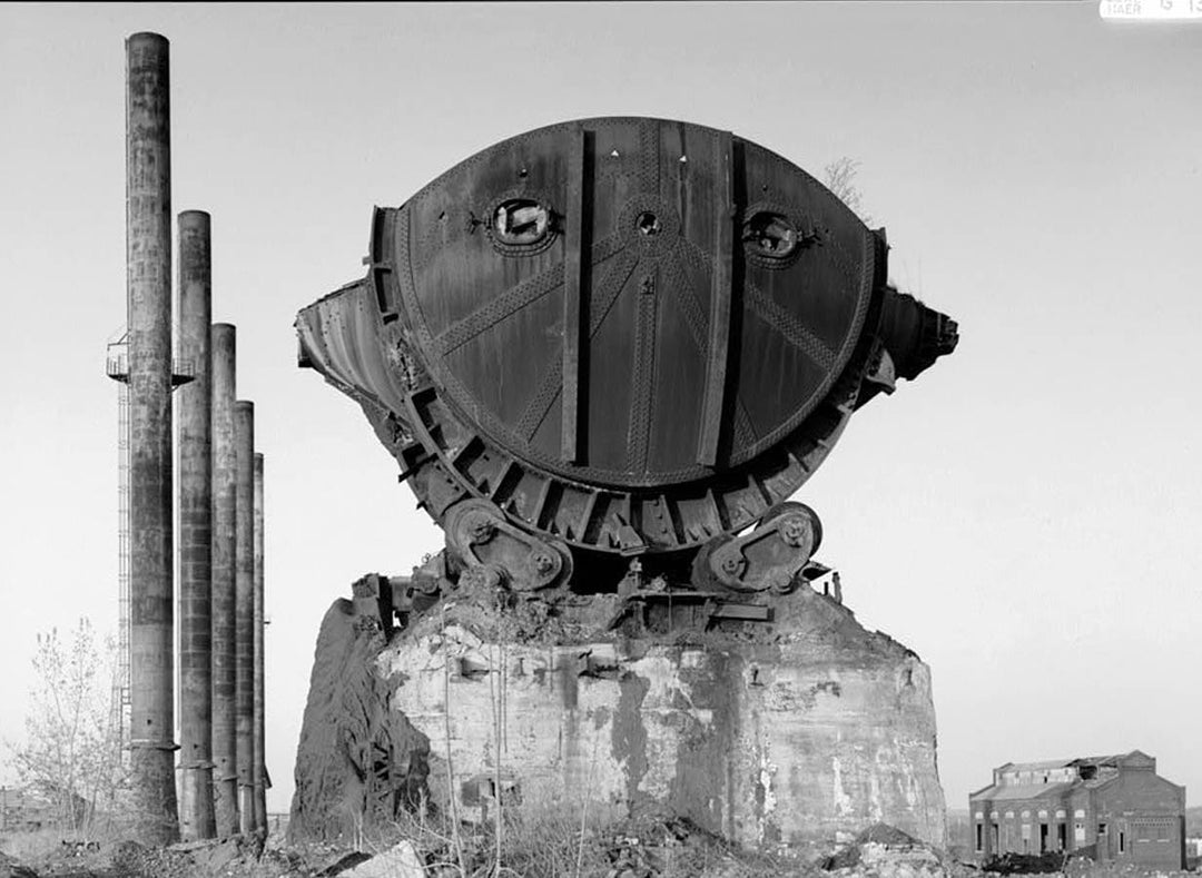 Tennessee Coal & Iron Company, Ensley Works, Open Hearth Furnace (Ruins), West of Ensley commercial & residential districts, Birmingham, Jefferson County, AL 1