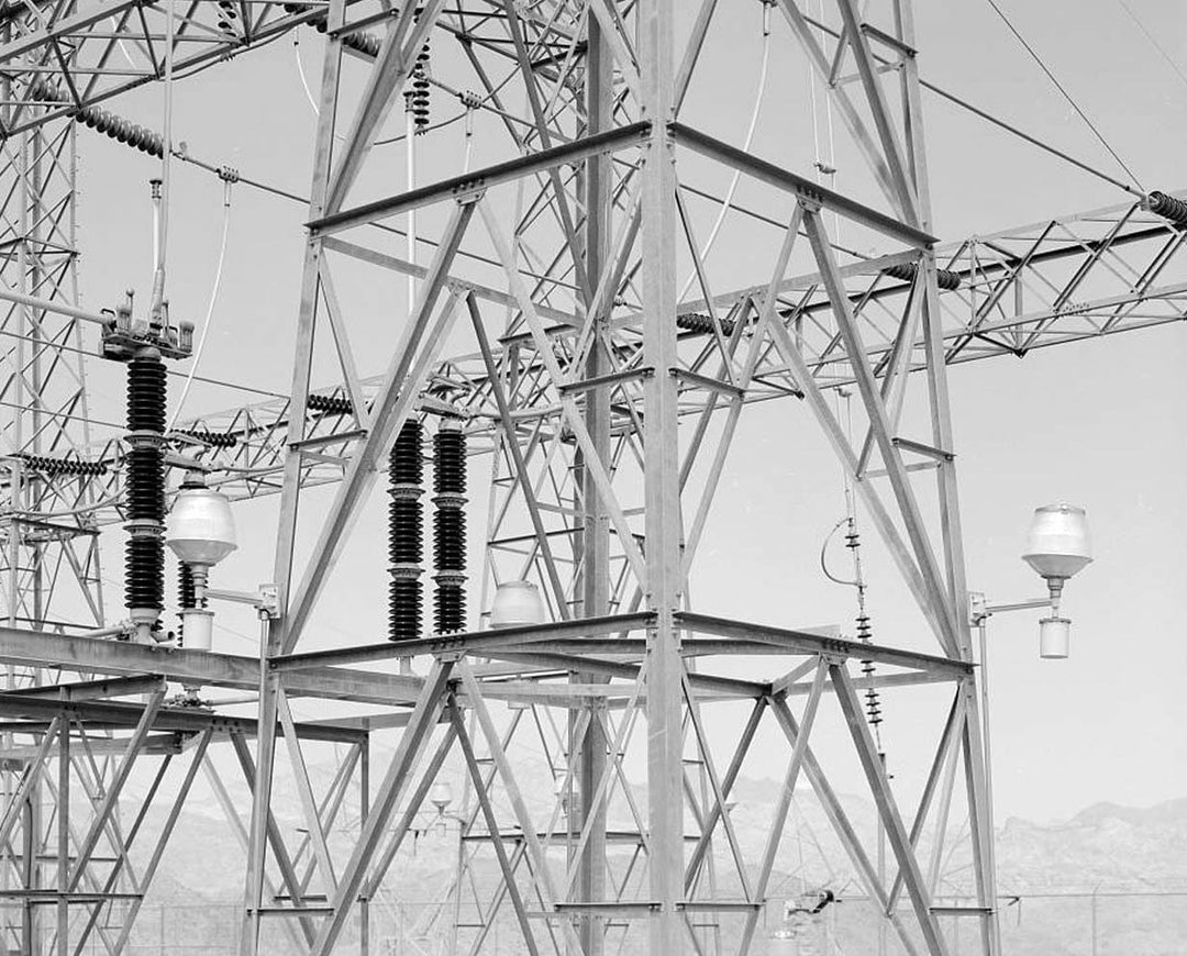 Historic Photo : Davis Dam, Switchyards, Southeast of Davis Dam, Kingman, Mohave County, AZ 4 Photograph