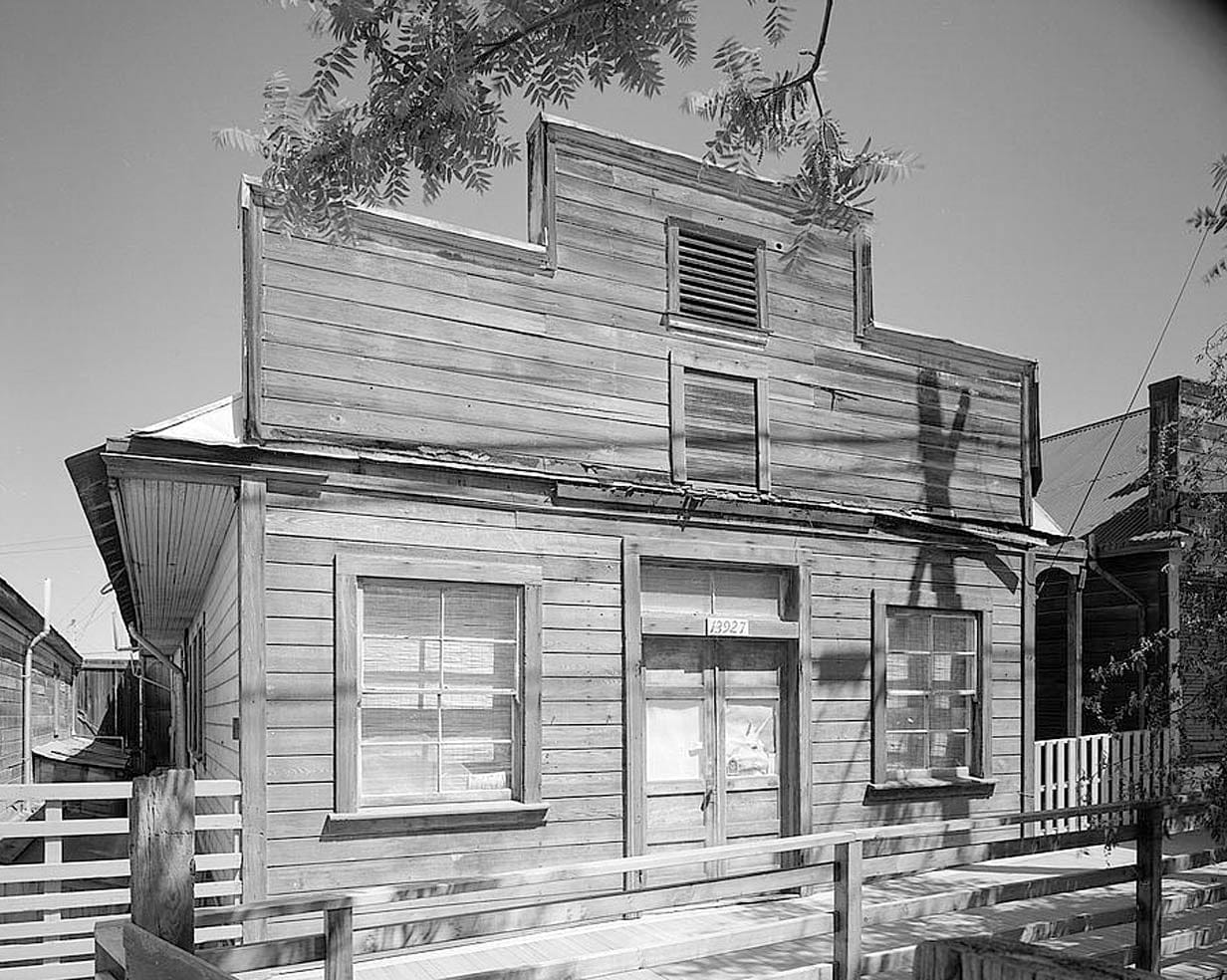 Historic Photo : Town of Locke, Commercial Building, 13927 River Road, Locke, Sacramento County, CA 4 Photograph